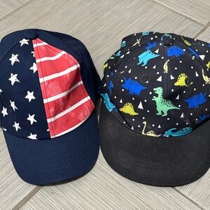 Kids' Patriotic and Dinosaur Print Caps